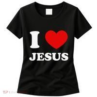 I Love Jesus I Heart Jesus Funny Jesus Women's T-Shirt thumb 0