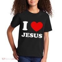 I Love Jesus I Heart Jesus Funny Jesus Kids T-Shirt thumb 2