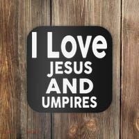 I Love Jesus And UMPIRES For UMPIRE Coaster thumb 0