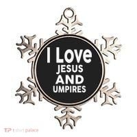 I Love Jesus And UMPIRES For UMPIRE Ornament thumb 0