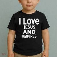 I Love Jesus And UMPIRES For UMPIRE Toddler T-Shirt thumb 2