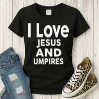 I Love Jesus And UMPIRES For UMPIRE Women's T-Shirt thumb 3