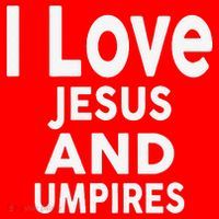 I Love Jesus And UMPIRES For UMPIRE Santa Hat thumb 1
