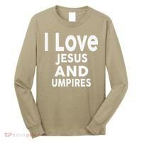I Love Jesus And UMPIRES For UMPIRE Long Sleeve Shirt thumb 0