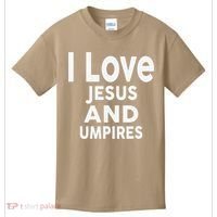 I Love Jesus And UMPIRES For UMPIRE Kids T-Shirt thumb 0