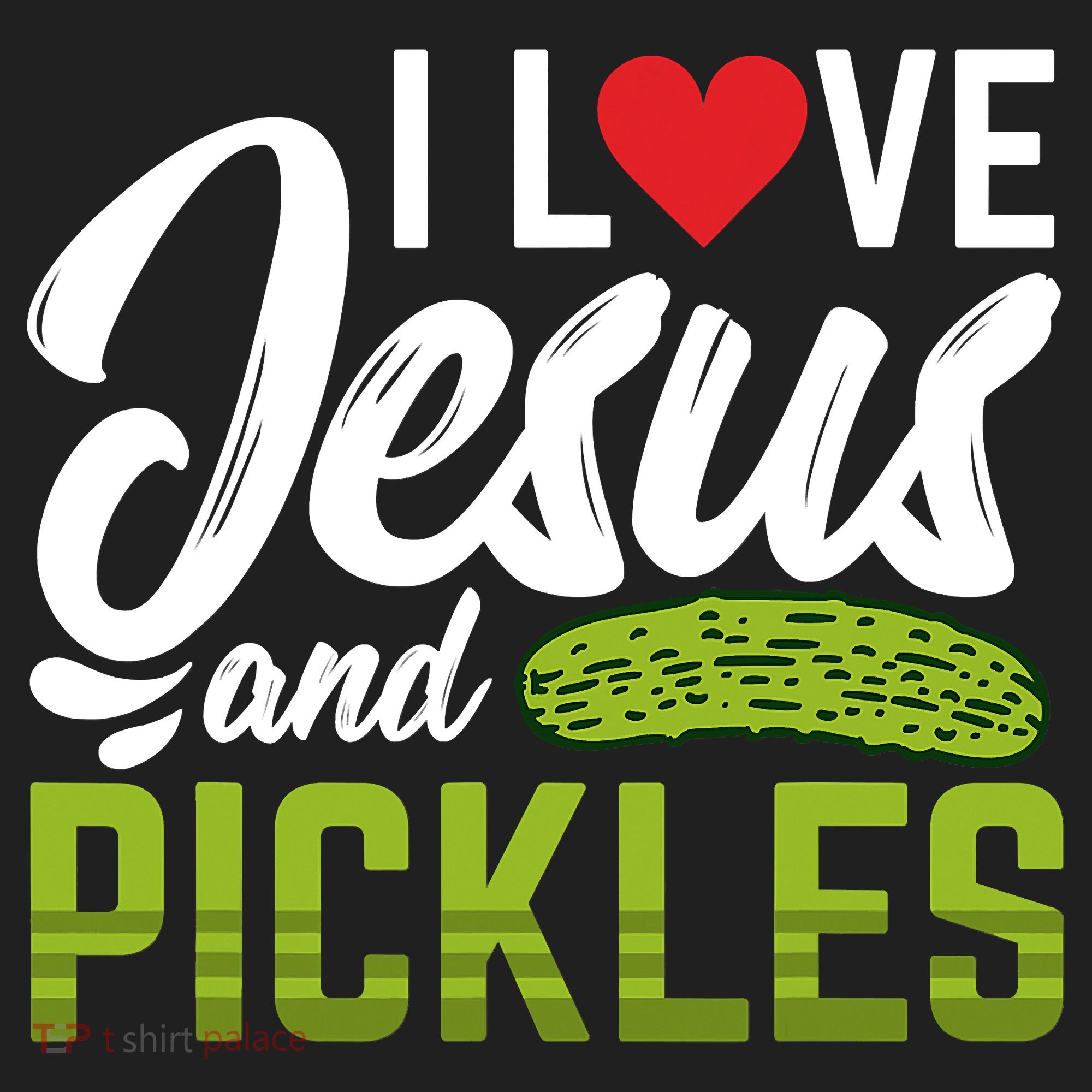 I Love Jesus And Pickles Funny Christian Beanie