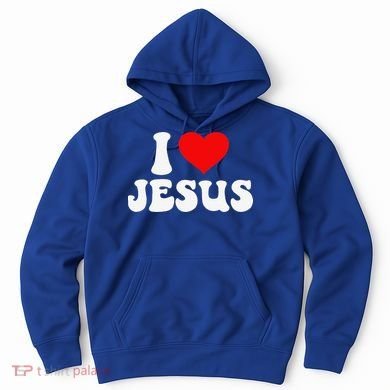 I Love Jesus Bible Christ Hoodie