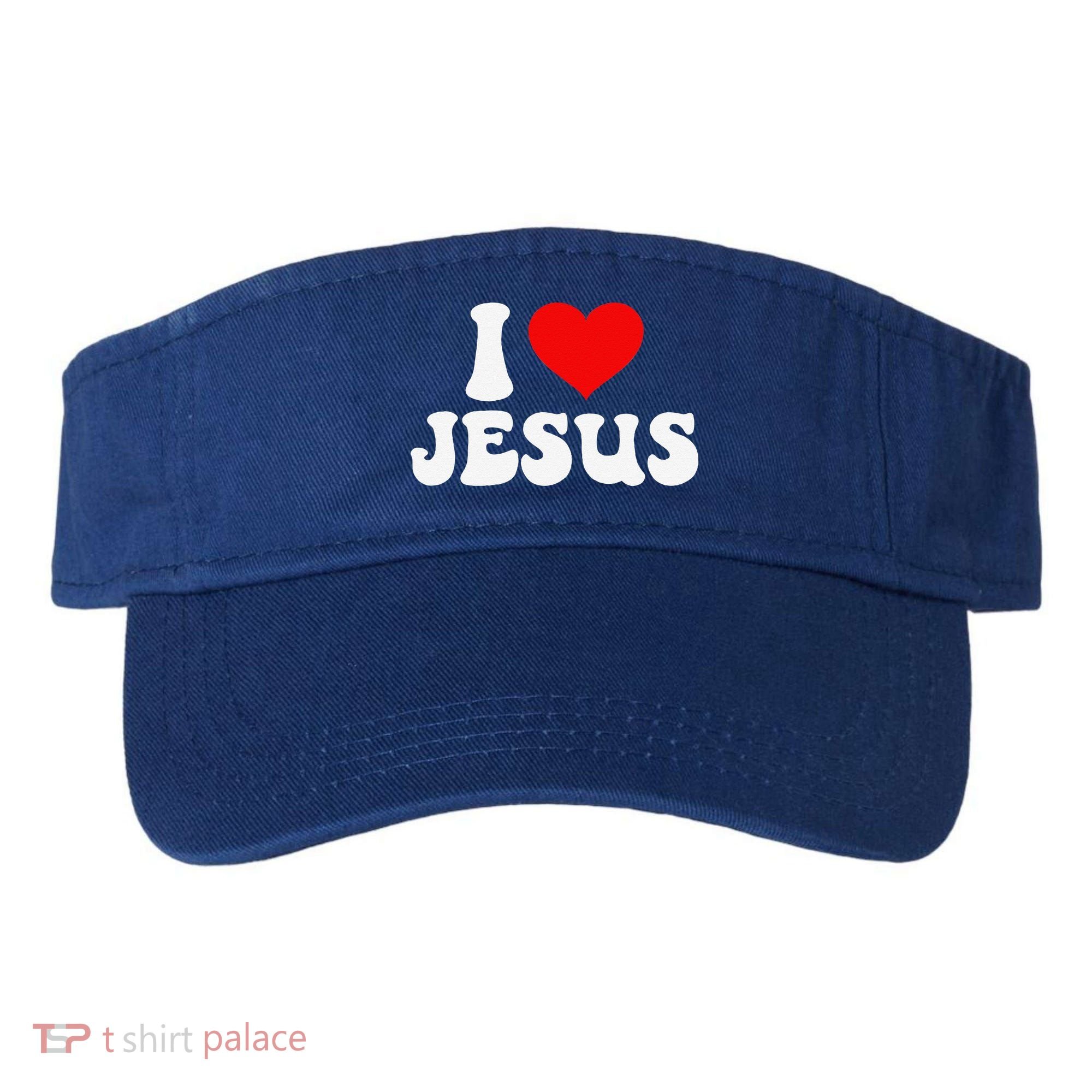 I Love Jesus Bible Christ Visor