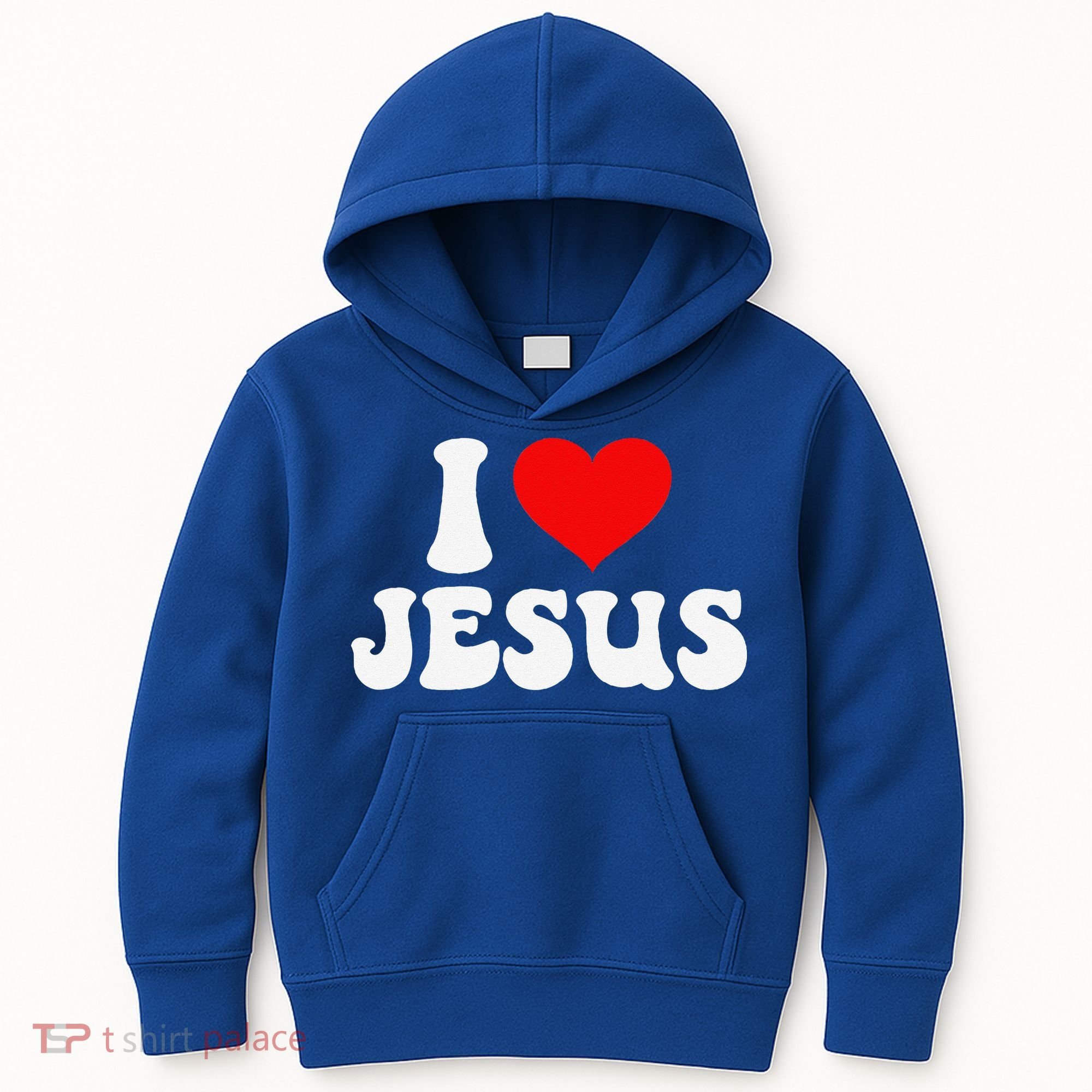 I Love Jesus Bible Christ Kids Hoodie
