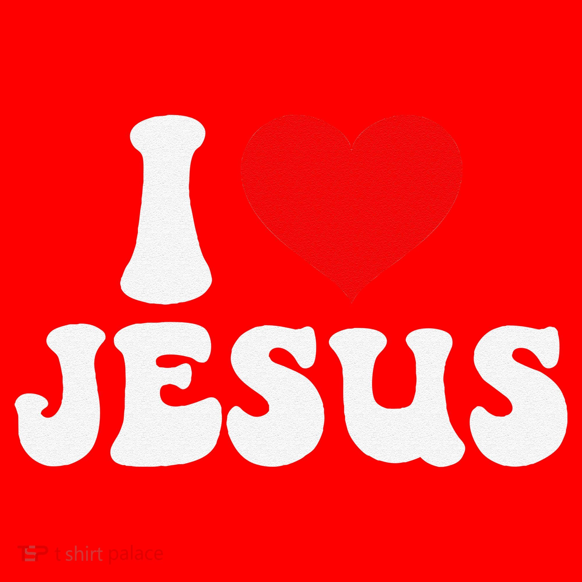 I Love Jesus Bible Christ Santa Hat