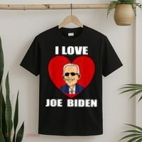 I Love Joe Biden Heart – Pro President Joe Biden T-Shirt thumb 2