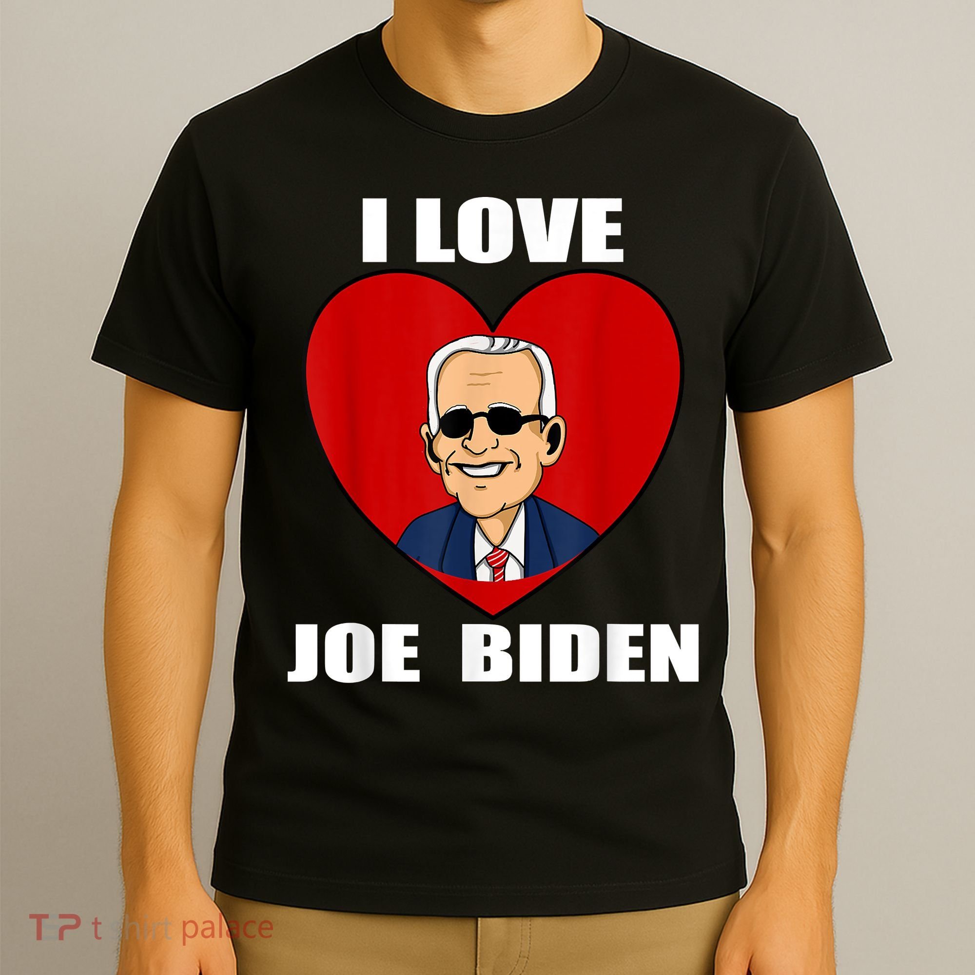 I Love Joe Biden Heart – Pro President Joe Biden T-Shirt