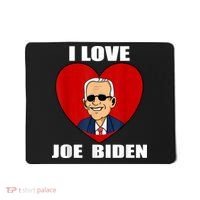 I Love Joe Biden Heart – Pro President Joe Biden Mousepad thumb 0