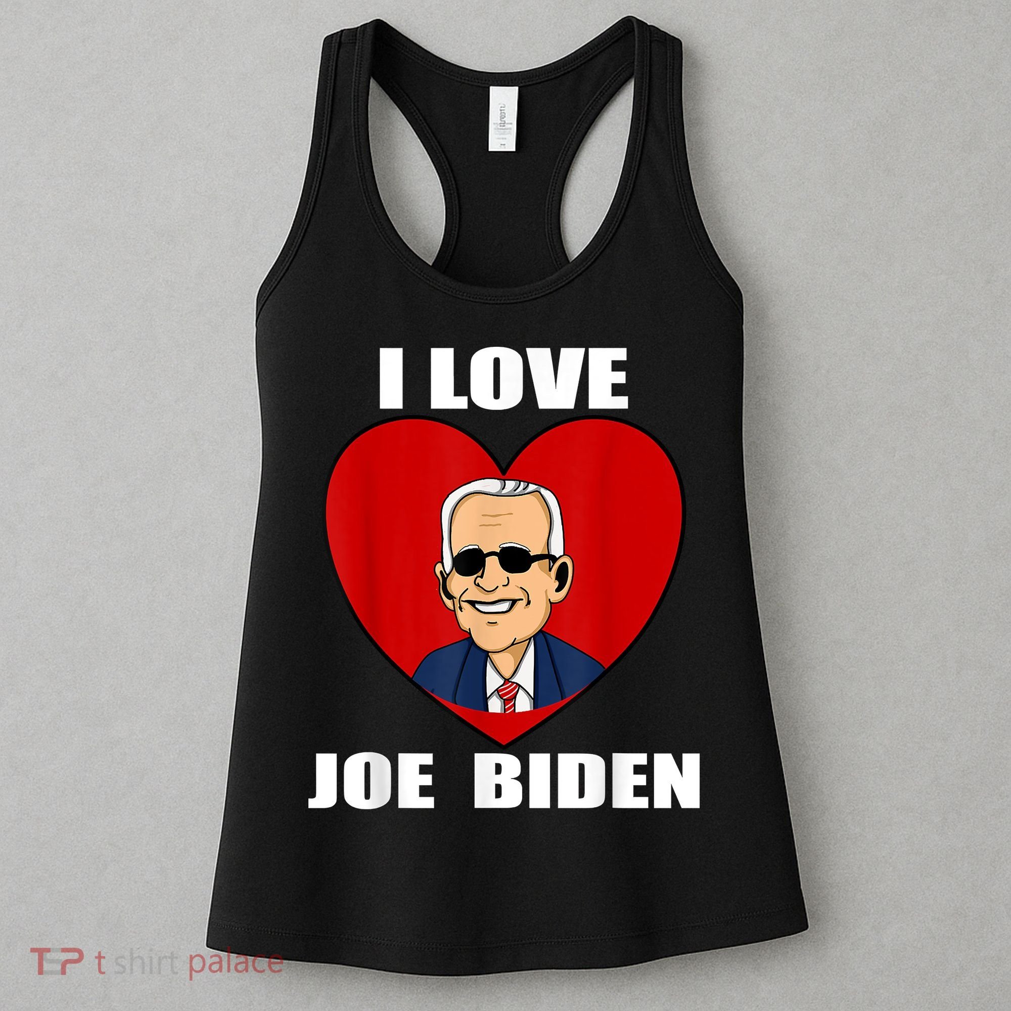 I Love Joe Biden Heart – Pro President Joe Biden Women's Tank Top