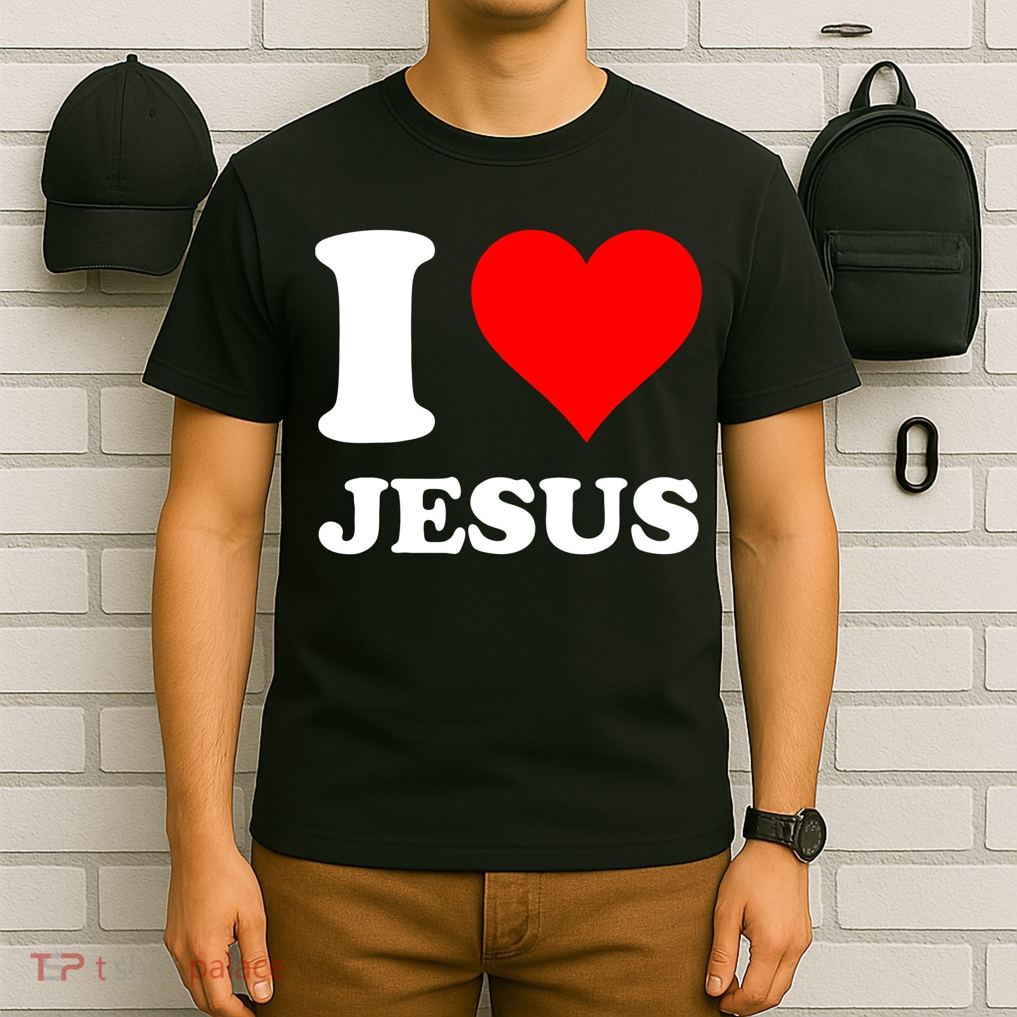 I Love Jesus My Lord, My King, My Savior Christian Christ Bible T-Shirt