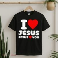 I Love Jesus And Jesus Loves You Christian T-Shirt thumb 2