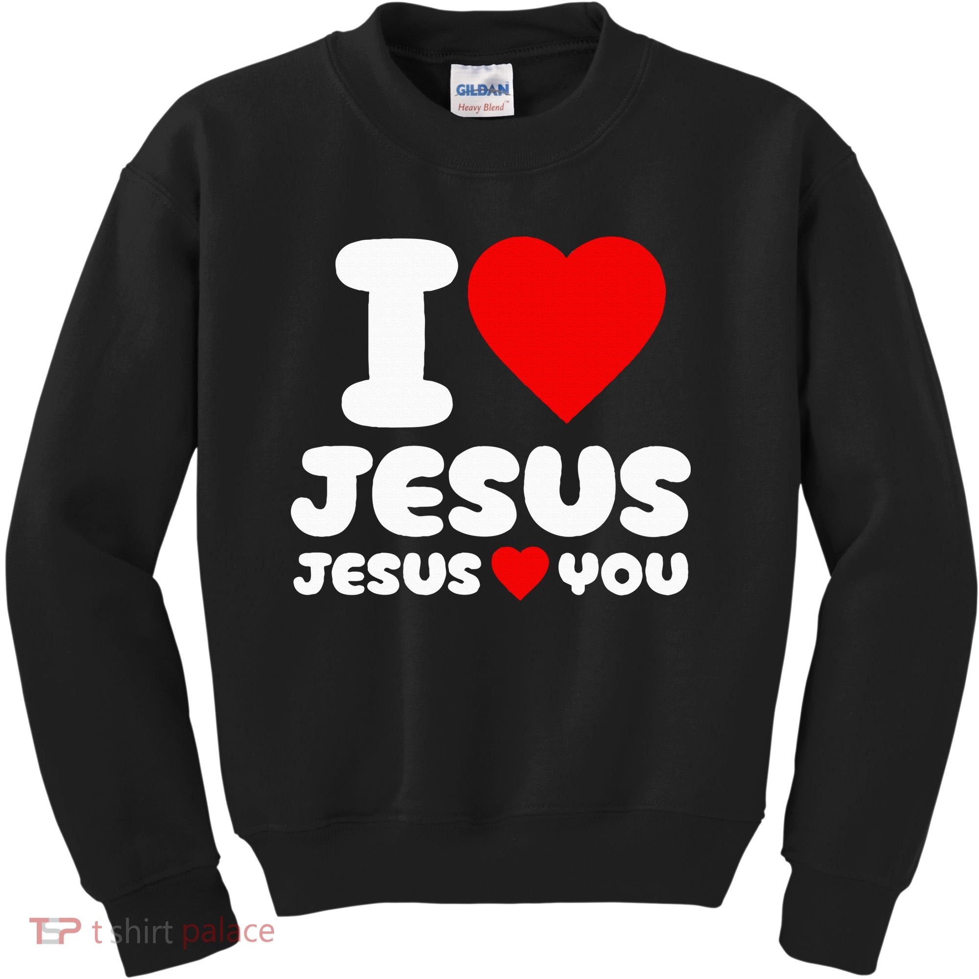 I Love Jesus And Jesus Loves You Christian Kids Sweatshirt