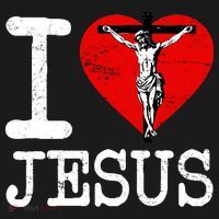 I Love Jesus Heart Cross Christain Faith Christ Women's Hoodie thumb 2