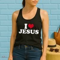 I Love Jesus  Women's Tank Top thumb 2