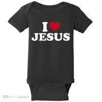 I Love Jesus  Baby Bodysuit thumb 0