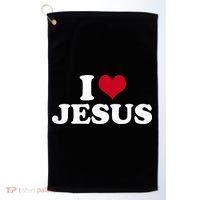 I Love Jesus  Golf Towel thumb 0