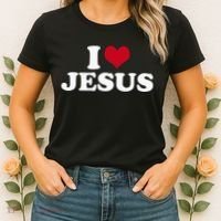 I Love Jesus  Women's T-Shirt thumb 2