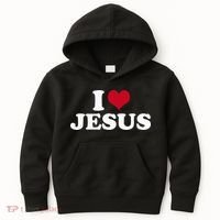 I Love Jesus  Kids Hoodie thumb 0