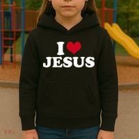I Love Jesus  Kids Hoodie thumb 3