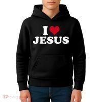 I Love Jesus  Kids Hoodie thumb 4