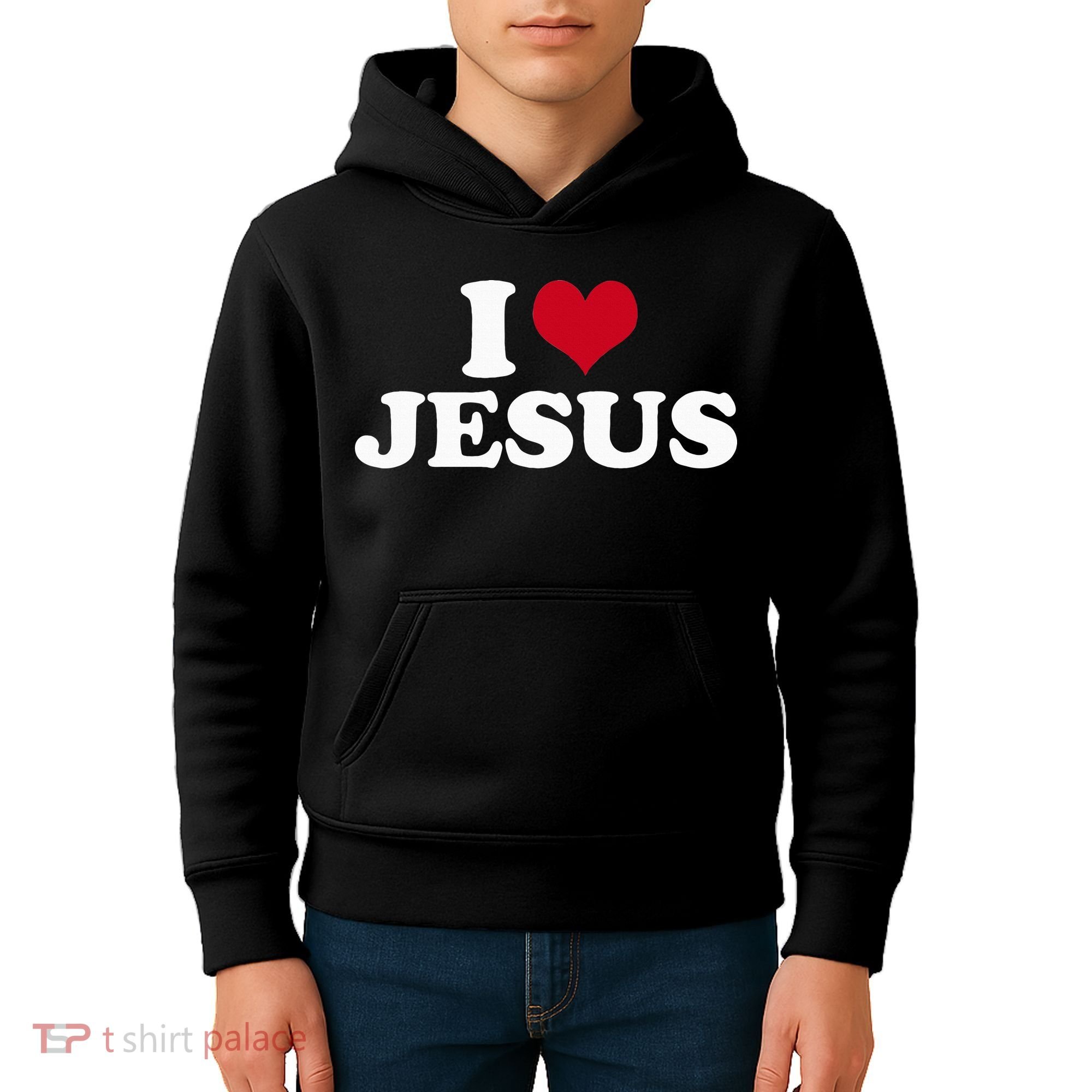 I Love Jesus  Kids Hoodie