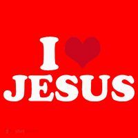 I Love Jesus  Santa Hat thumb 1