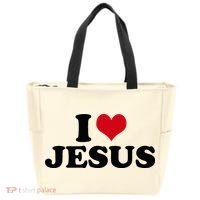 I Love Jesus Tote Bag thumb 0