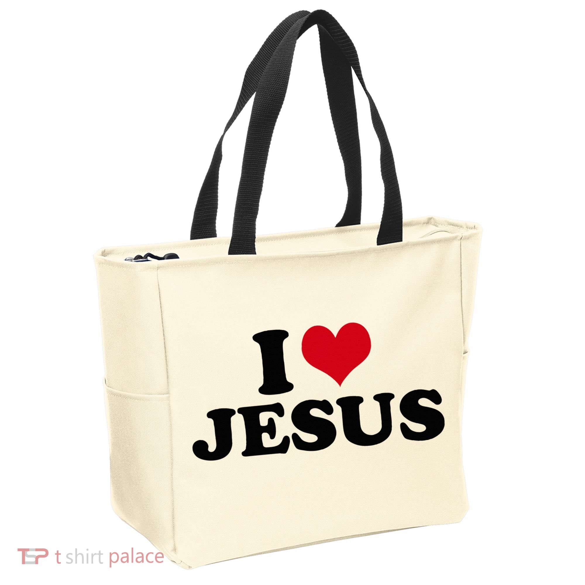 I Love Jesus Tote Bag