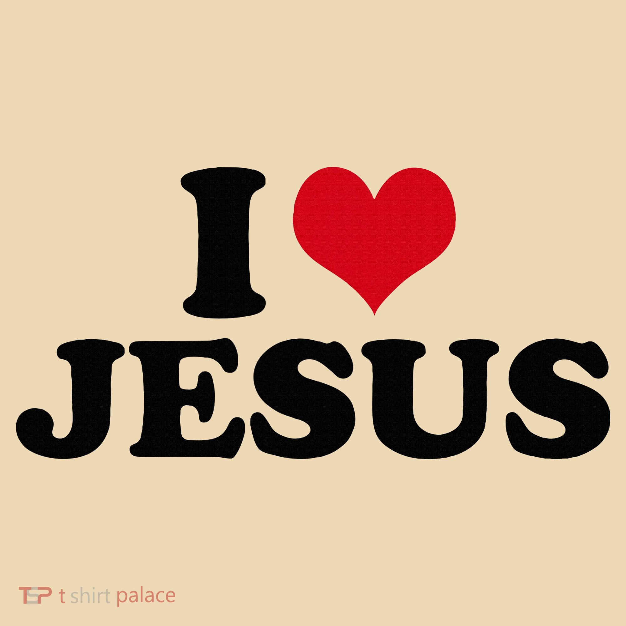 I Love Jesus Tote Bag