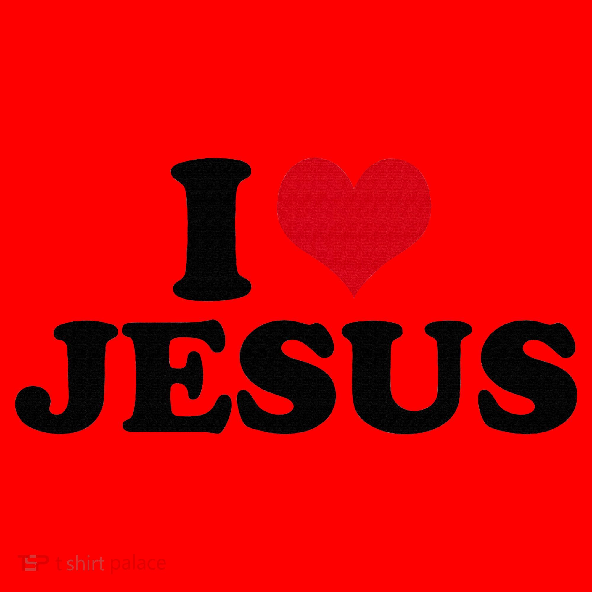 I Love Jesus Santa Hat