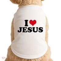 I Love Jesus Doggie Tank thumb 0