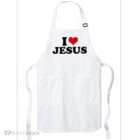 I Love Jesus Apron thumb 0