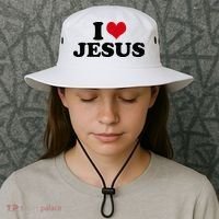 I Love Jesus Bucket Hat thumb 3