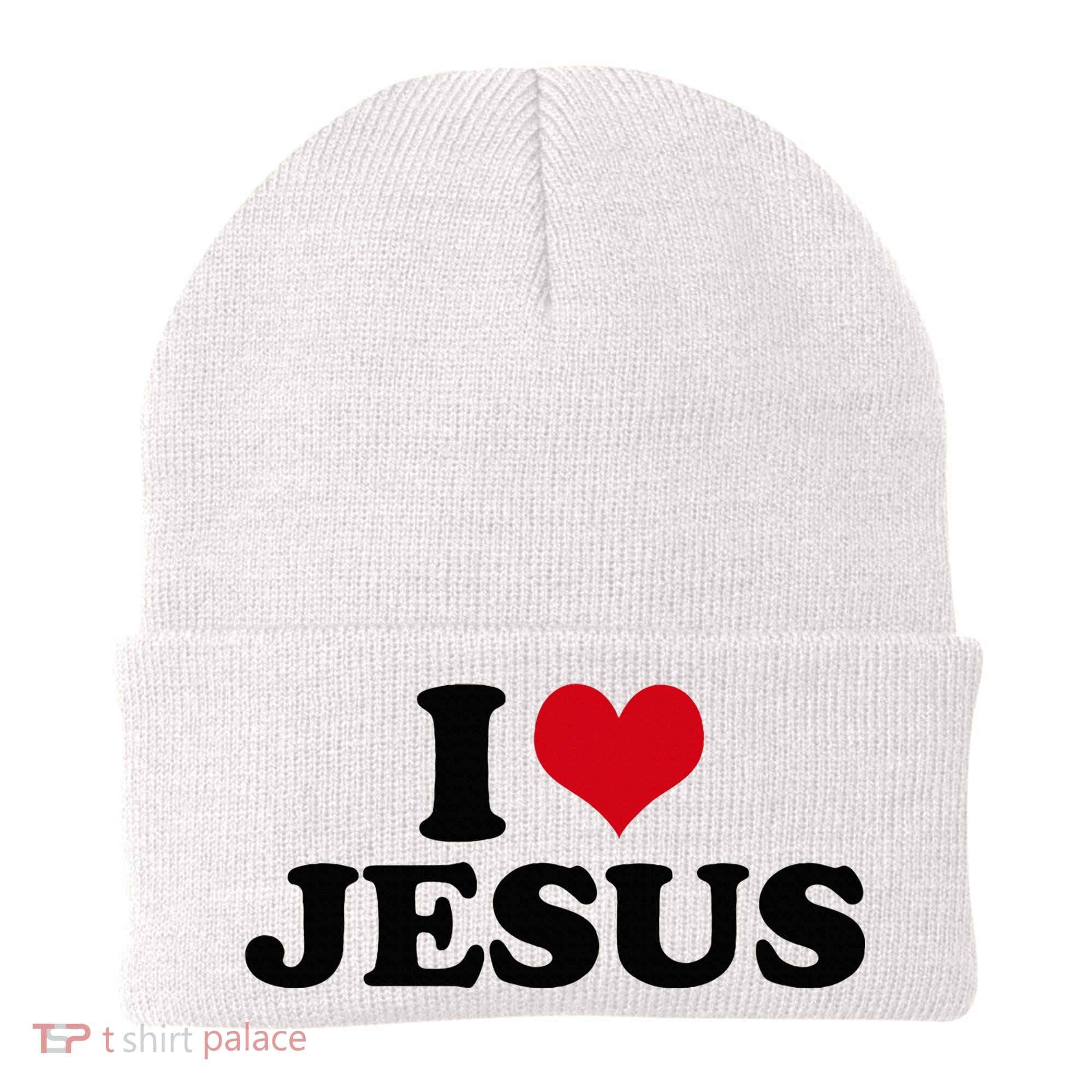 I Love Jesus Beanie