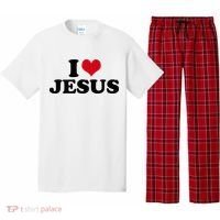 I Love Jesus Pajama Set thumb 0