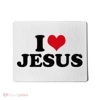 I Love Jesus Mousepad thumb 0