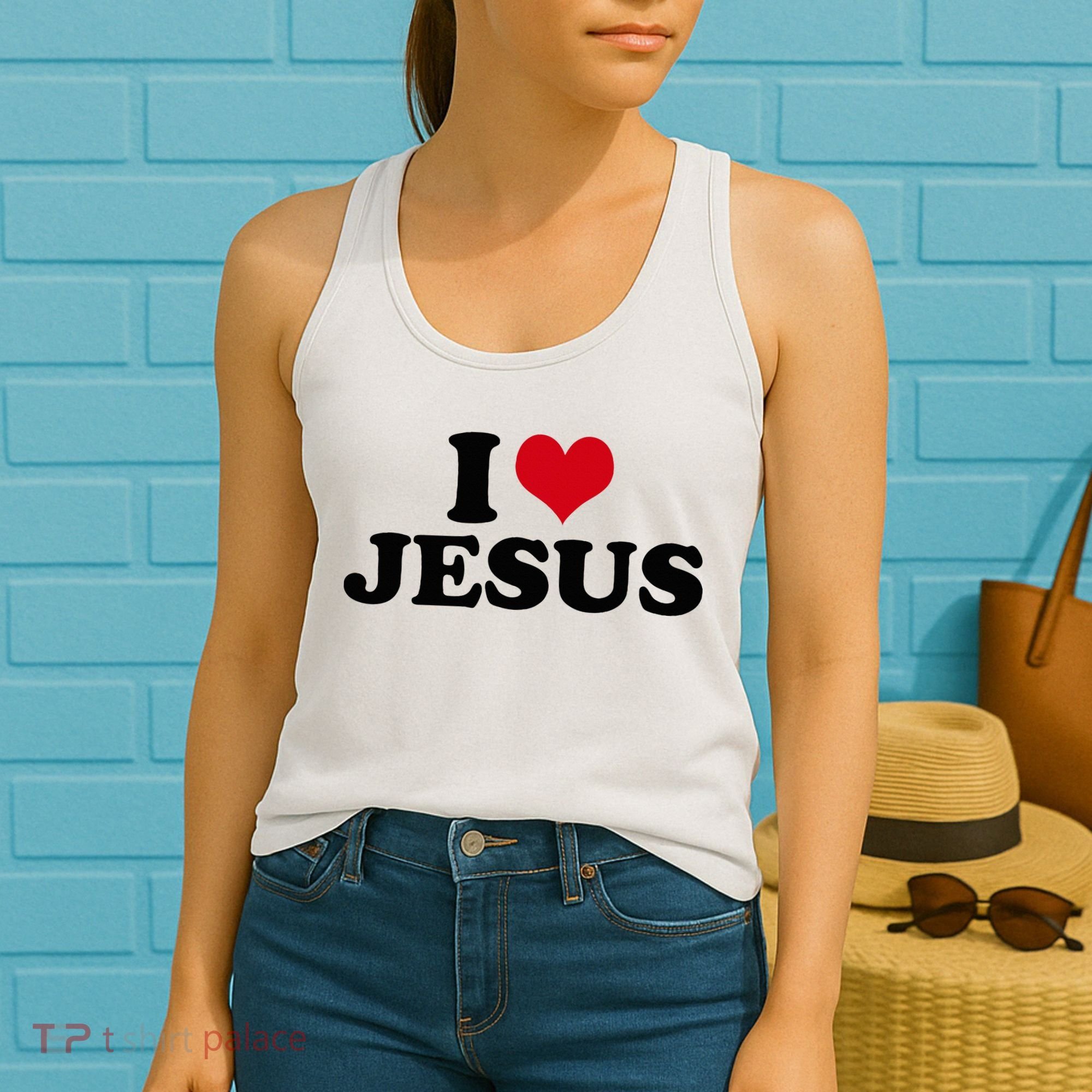 I Love Jesus Women's Tank Top