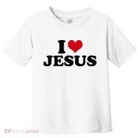I Love Jesus Toddler T-Shirt thumb 0