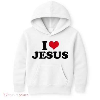 I Love Jesus Kids Hoodie