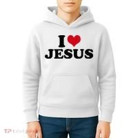 I Love Jesus Kids Hoodie thumb 4