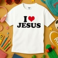 I Love Jesus Kids T-Shirt thumb 3