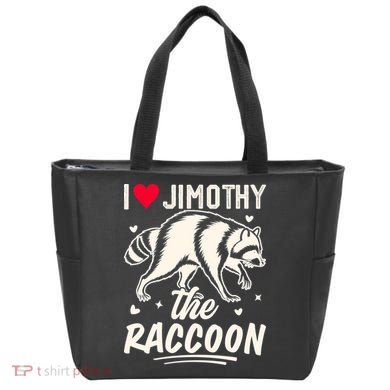 I Love Jimothy The Raccoon Funny Meme Gift Tote Bag