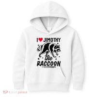 I Love Jimothy The Raccoon Funny Meme Gift Kids Hoodie thumb 0