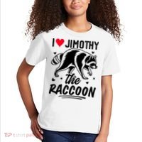 I Love Jimothy The Raccoon Funny Meme Gift Kids T-Shirt thumb 2