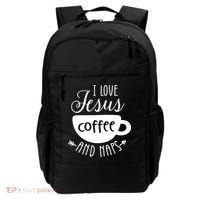 I Love Jesus Coffee And Naps Backpack thumb 0